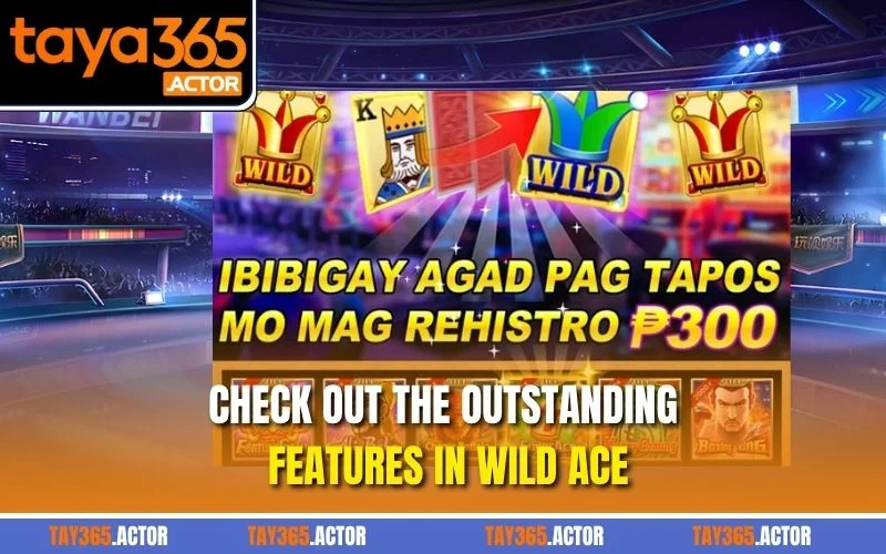 Check out the outstanding features in Wild Ace