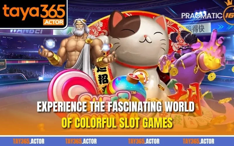Experience the fascinating world of colorful slot games