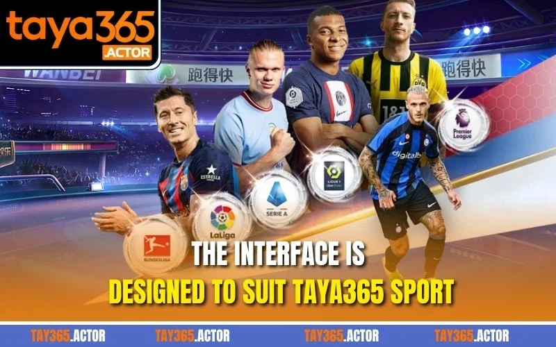 The interface is designed to suit TAYA365 sport